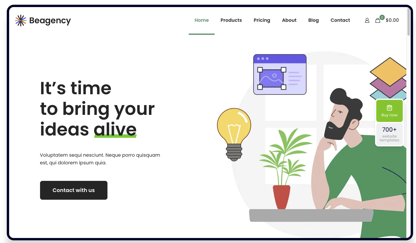 SaaS Business template