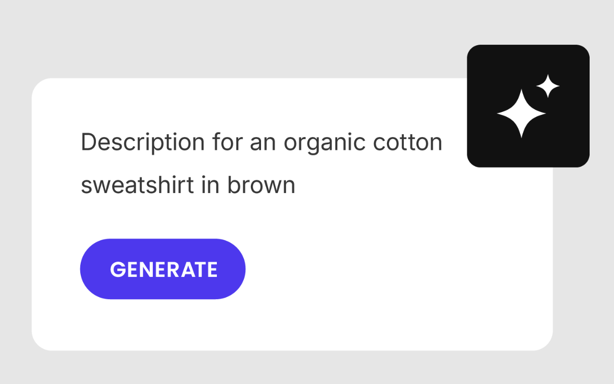 AI product content