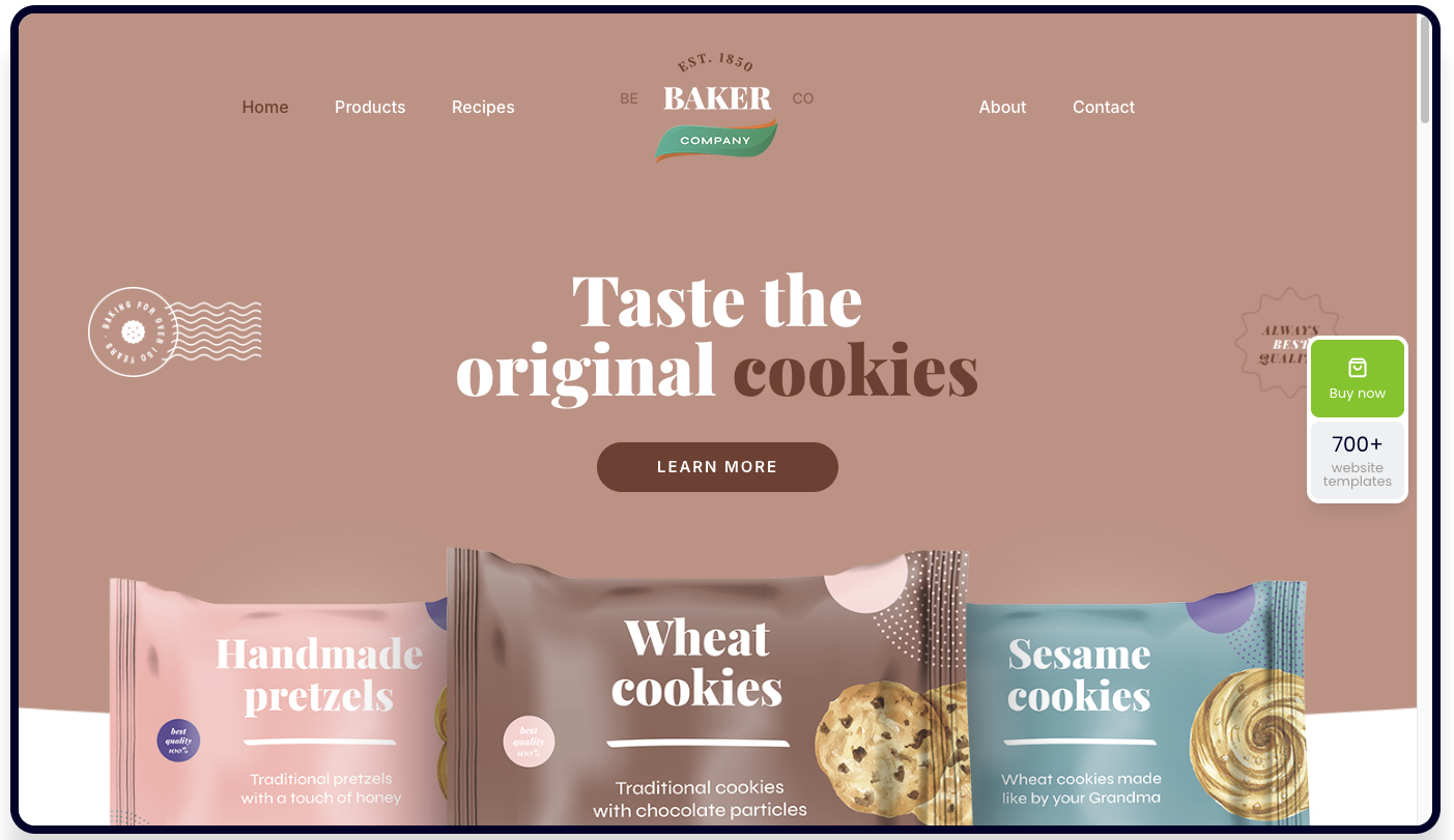 Bakery & Food template