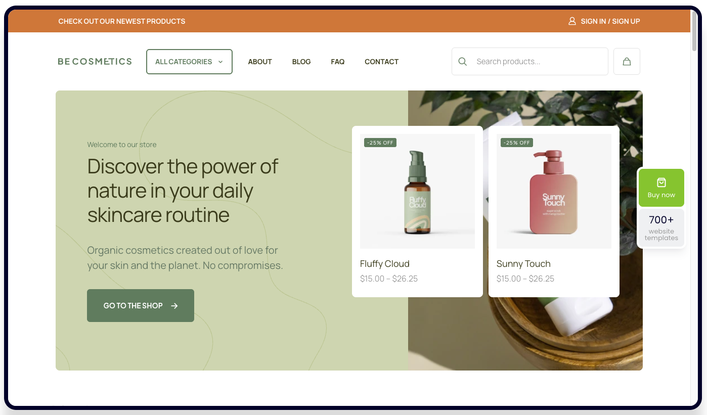 Beauty & Wellness template
