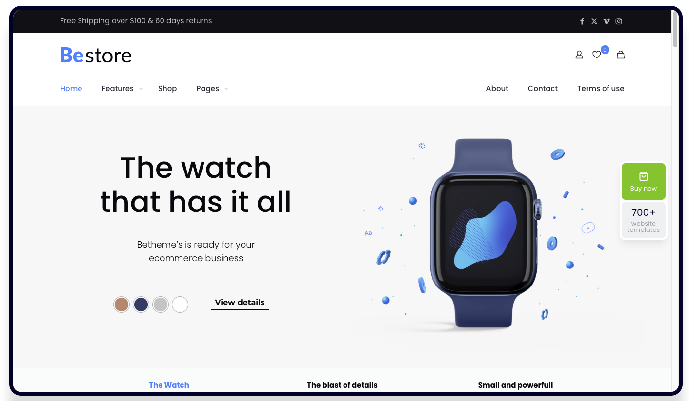Tech store template